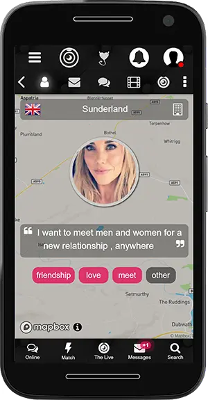 Flirty Dating member location