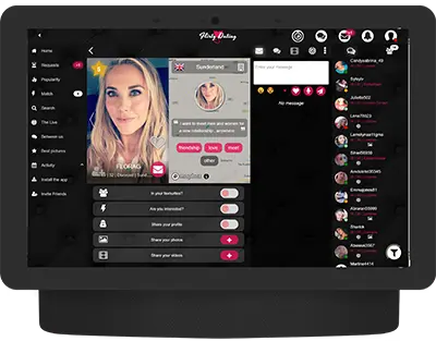 Meet on PC on the Flirty Dating application