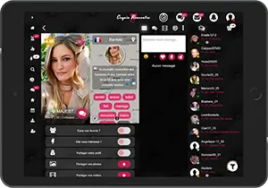 Les salons de discussions sur Tablette sur Coquin Rencontre