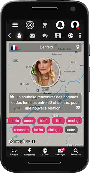 Localisation membre Coquin Rencontre