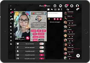 Reunir-se no tablet no aplicativo Namoro Glamour